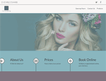 Tablet Screenshot of 10hairdressing.com
